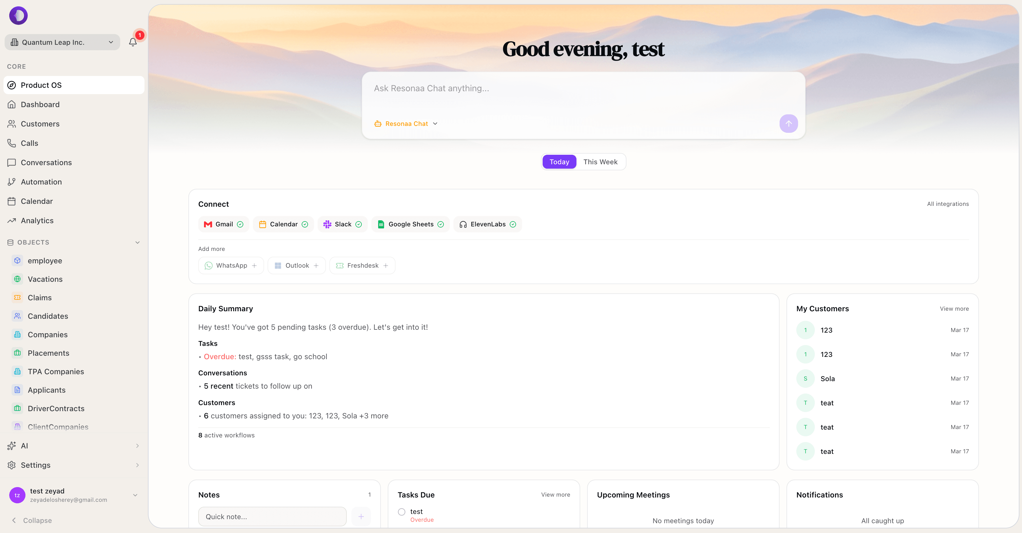 Voice capture preview